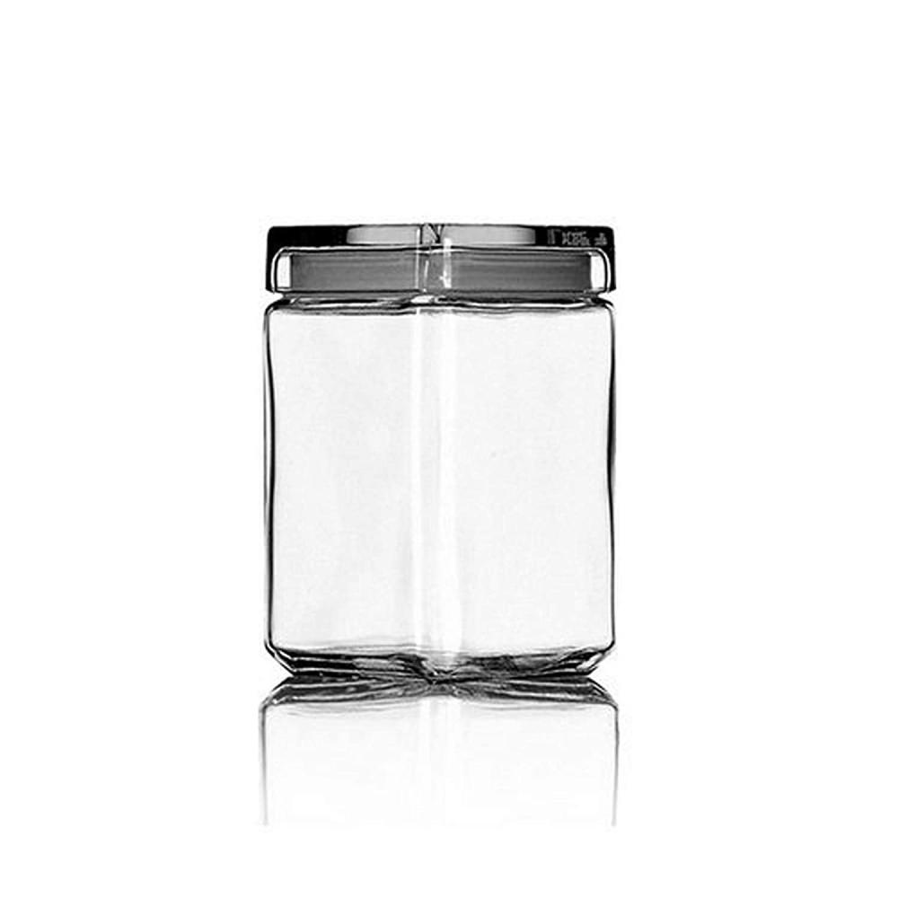 Anchor Hocking 1.5 Quart Stackable Jar with Glass Lid plastic snap sealed cans transparent food jar kitchen grain storage box dried fruit storage tank