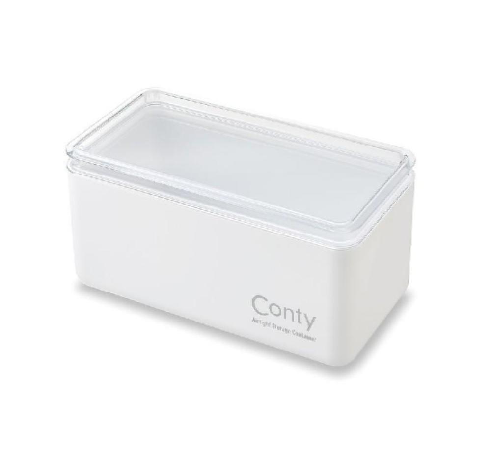 Hokan-sho 1.85 Liter Plastic Well Sealed Utility Case White hokan sho plastic food container 3 compartments white