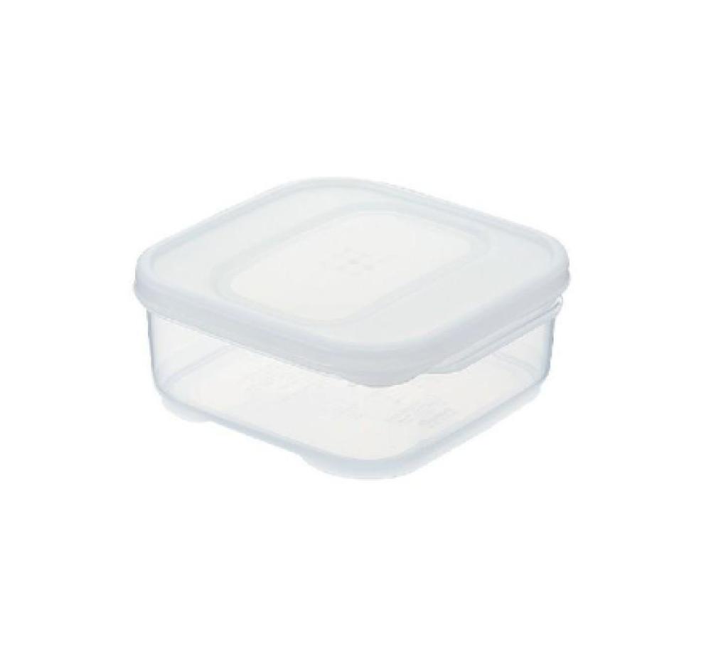 Hokan-sho 520 ml Plastic Food Storage Clear hokan sho plastic pull out box long white