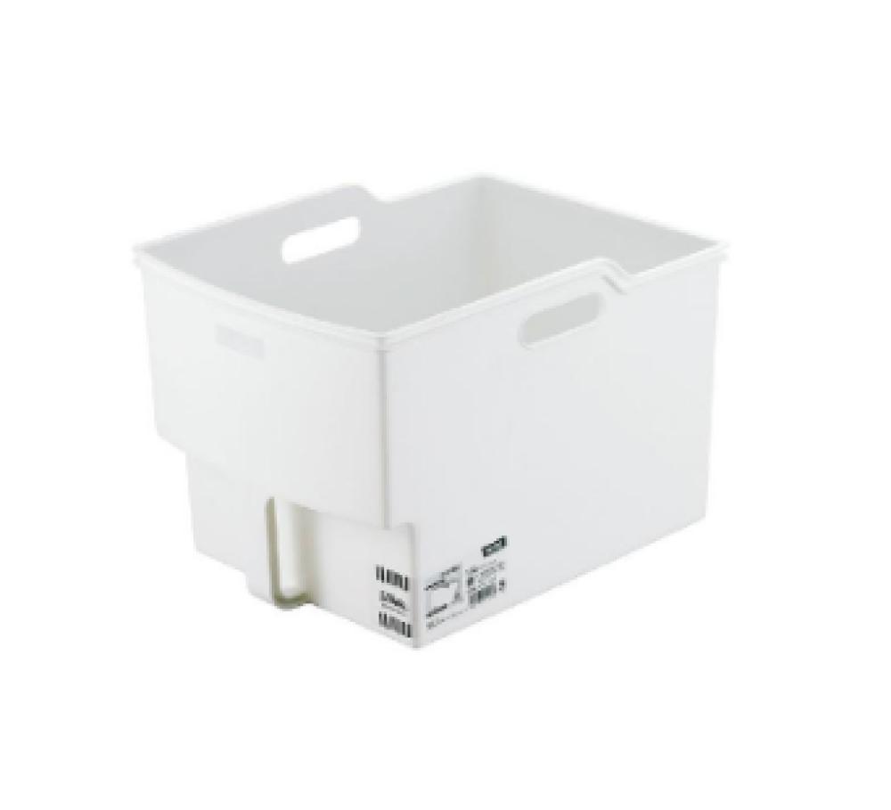 Hokan-sho Plastic Cupboard Organizer Wide White hokan sho plastic cupboard organizer slim white