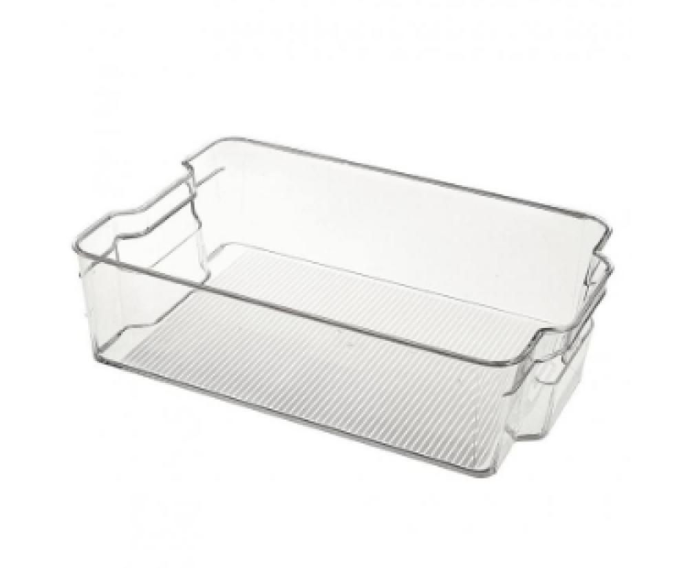 homesmiths slide multipurpose box with 4 small boxes clear 12 x 20 5 x 12 6 cm Homesmiths Multipurpose Bin Medium 32 x 21 x 9 cm Clear