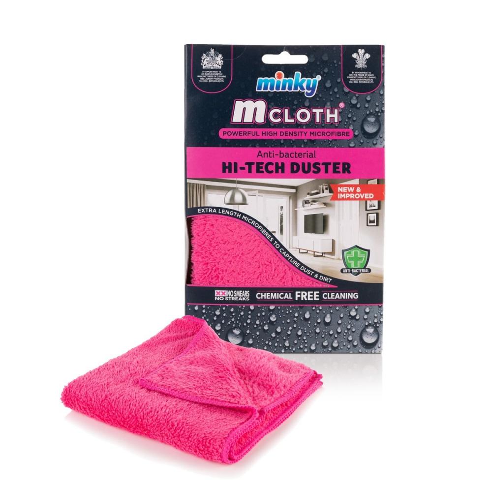Minky M Cloth Anti-Bacterial Microfibre Hi-Tech Duster minky m cloth anti bacterial microfibre kitchen cloth