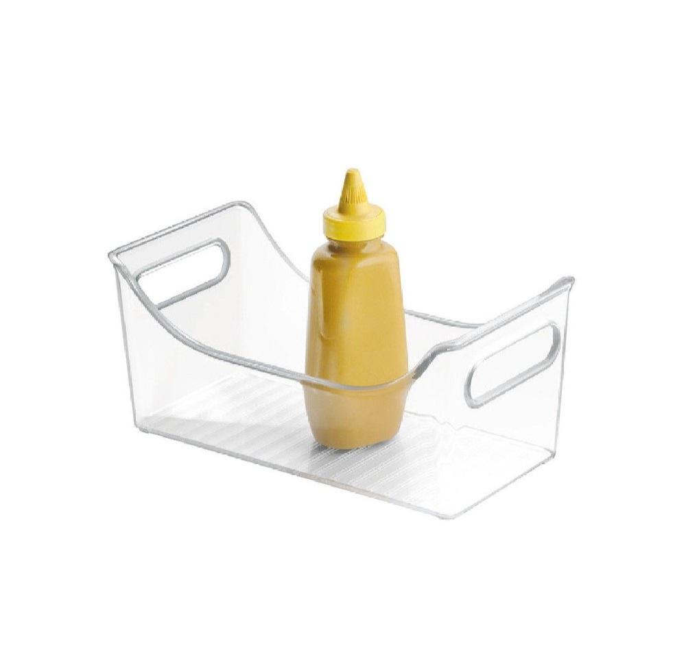 interdesign 111072 plastic fridge binz egg holder small clear InterDesign Fridge Binz Portable Condiment Caddy Clear
