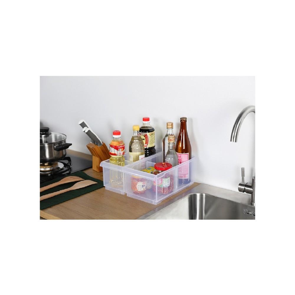 Keyway Clear View Shelving Separator 5.35L keyway organize storage box extra large clear