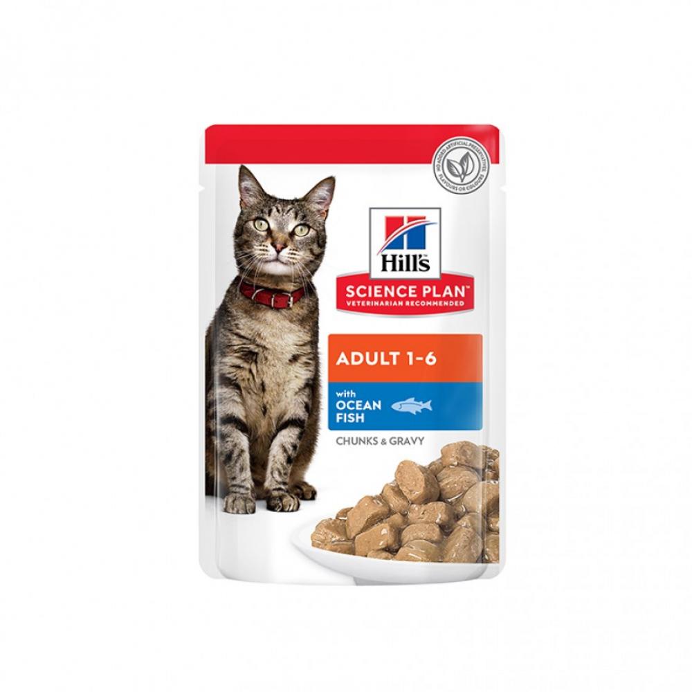 Hill's Science Plan Cat - Ocean Fish - POUCH - BOX - 12*85g bullymax adult 26 12 high protein wet food 910 g