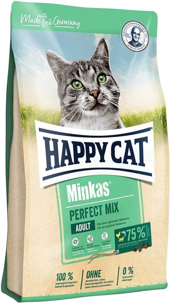 Happy Cat Adult Perfect Mix - Mix Flavor - 1.5kg happy cat adult culinary farm poultry 1 3kg