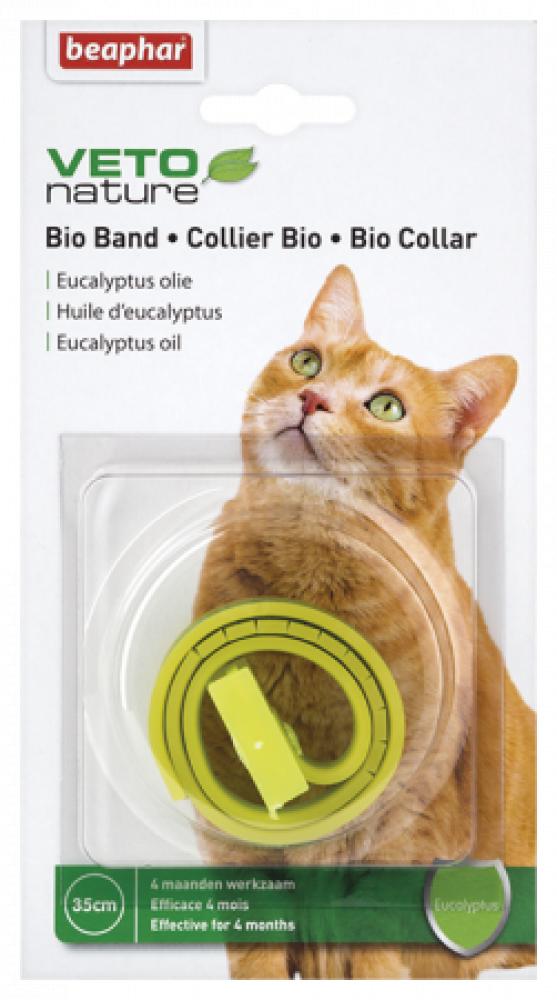 beaphar Veto Nature Bio Collar - Cat - 35 cm windsor cat collar with bow blue s
