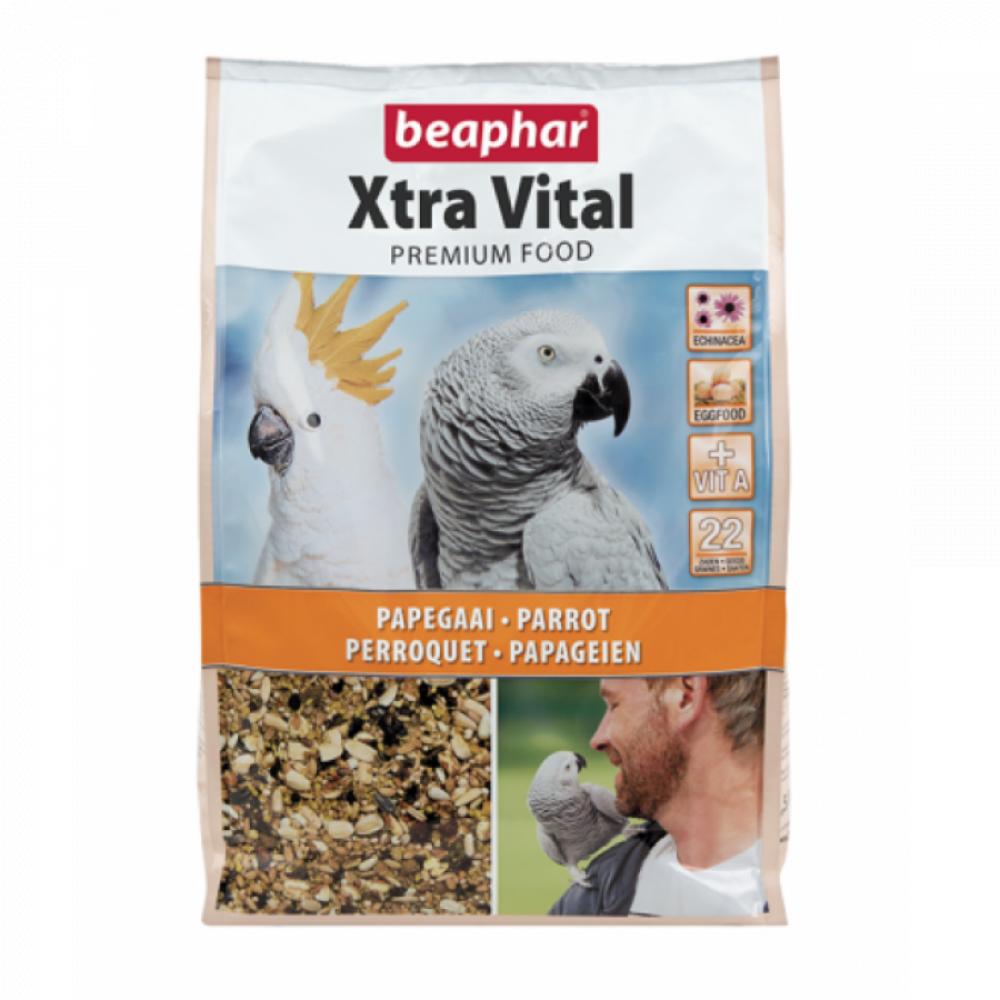 beaphar Xtra Vital Parrot - Large Parrot - 2.5kg beaphar care rabbit food junior 1 5kg