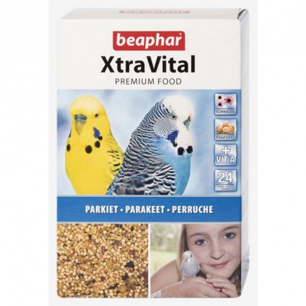 beaphar Xtra Vital Parakeet - Budgies - 500g beaphar xtra vital parakeet budgies 1kg