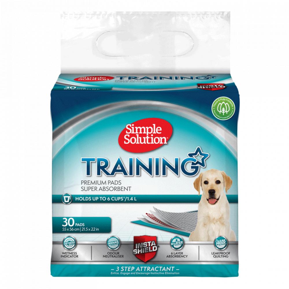 SIMPLE SOLUTION Puppy training pad - 55*56 - 30 Pads - L puppy dog puppy dog how are you board bk