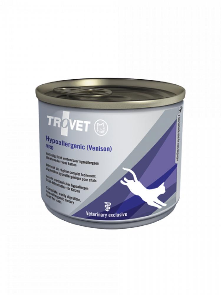 Trovet Cat Food Hypoallergenic - Venison - Can - BOX - 12 * 200 g trovet cat food hypoallergenic venison can box 12 200 g
