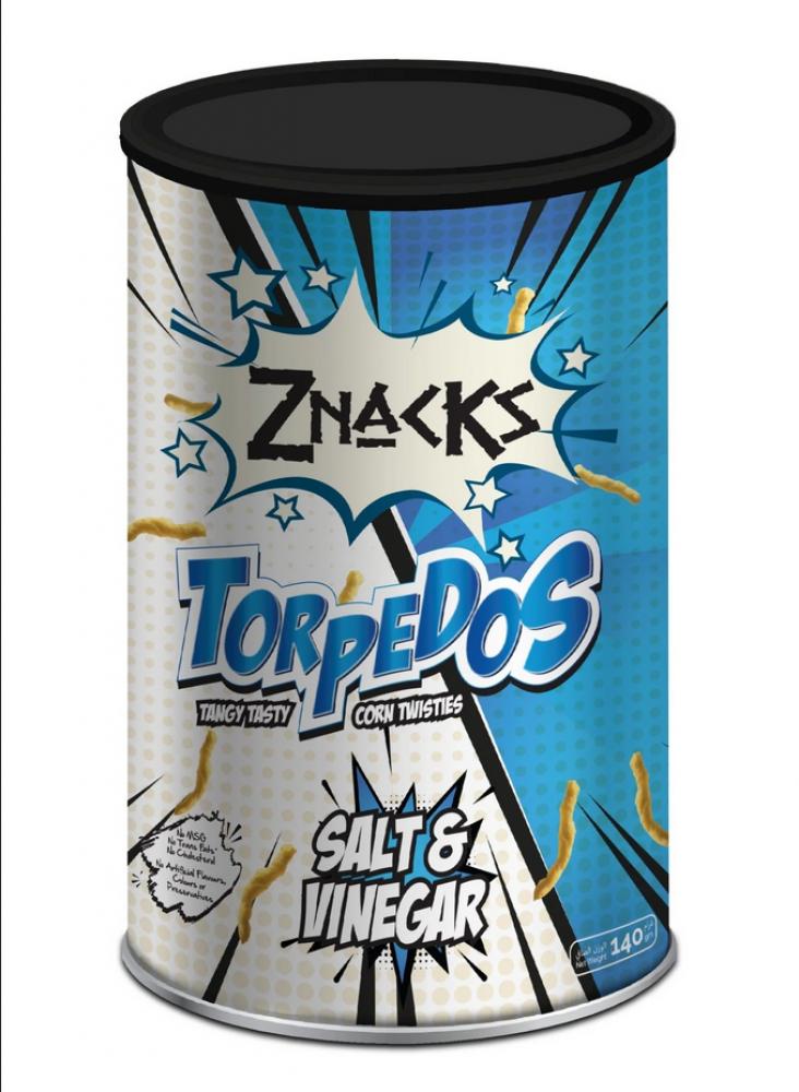цена Znacks Torpedos - Salt & Vinegar 140g