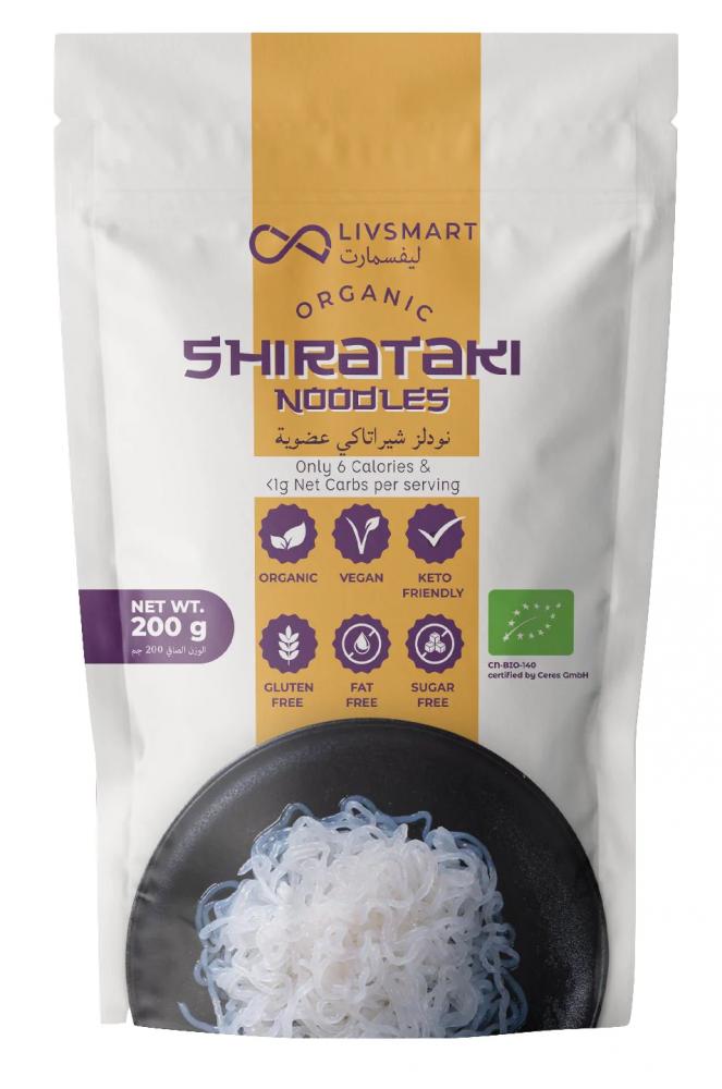 Livsmart / Noodles, Organic shirataki, 200 g doshirak noodles with beef flavor 90g