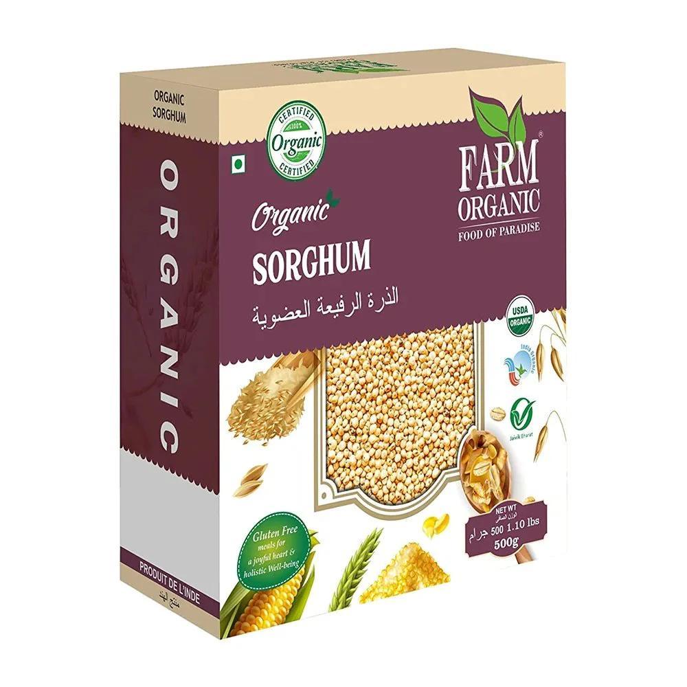 Farm Organic Gluten Free Sorghum Whole - 500gm цена и фото