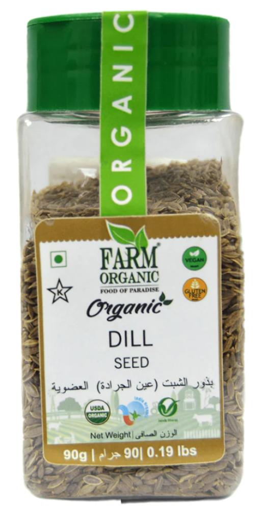 Farm Organic Dill Seeds 90 g farm organic fennel seeds 200 g