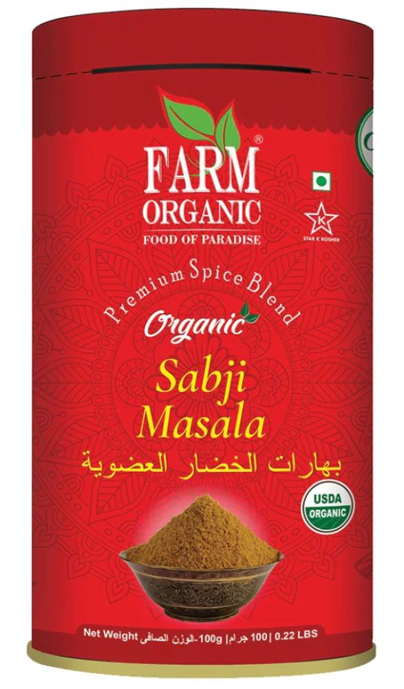 Farm Organic Veg.Sabji Masala 100 g farm organic sambhar masala 100 g