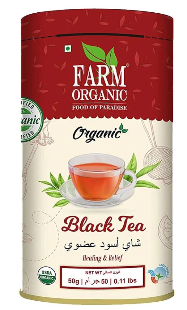 Farm Organic Black Tea 50 g farm organic black cardamom 70 g