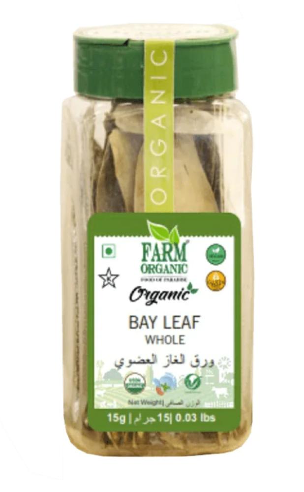 good food mediterranean dishes Farm Organic Bay Leaf Whole 15 g