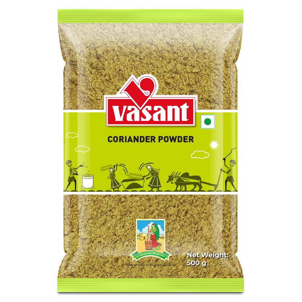 Vasant Pure Coriender Powder 500g spice expert whole coriander 10g