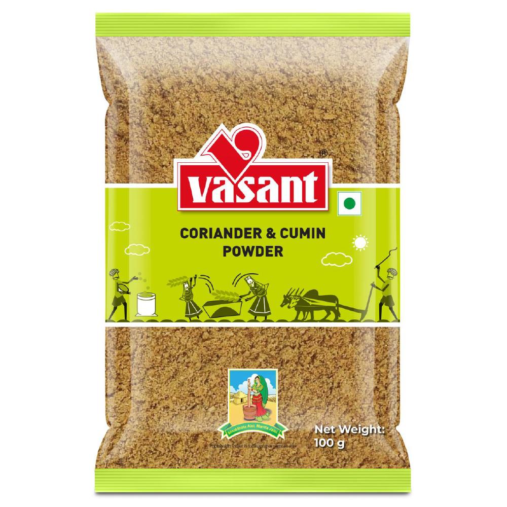 Vasant Pure Coriander and Cumin Powder 100g vasant masala coriander and cumin powder 100 g