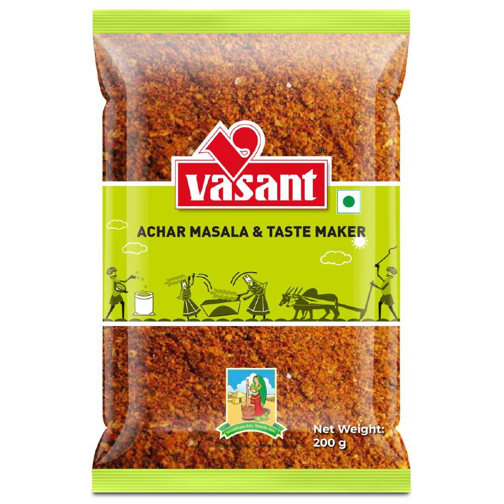 Vasant Pure Achar Masala and Taste Maker 200g vasant masala turmeric powder 500 g