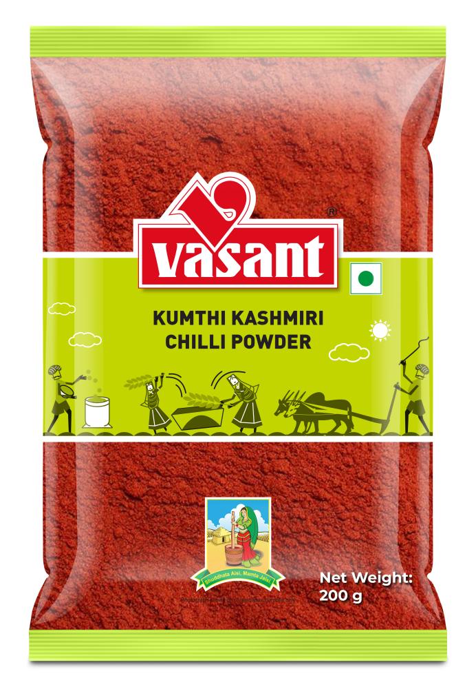 Vasant Pure Kumthi Kashmiri Chilli Powder 200g vasant pure perfect chilli powder 200g