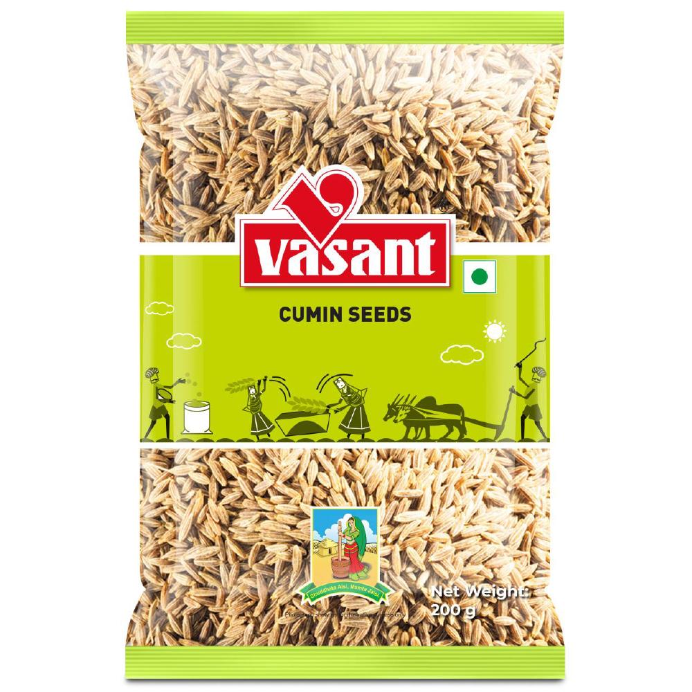 цена Vasant Pure Cumin Seeds 200g