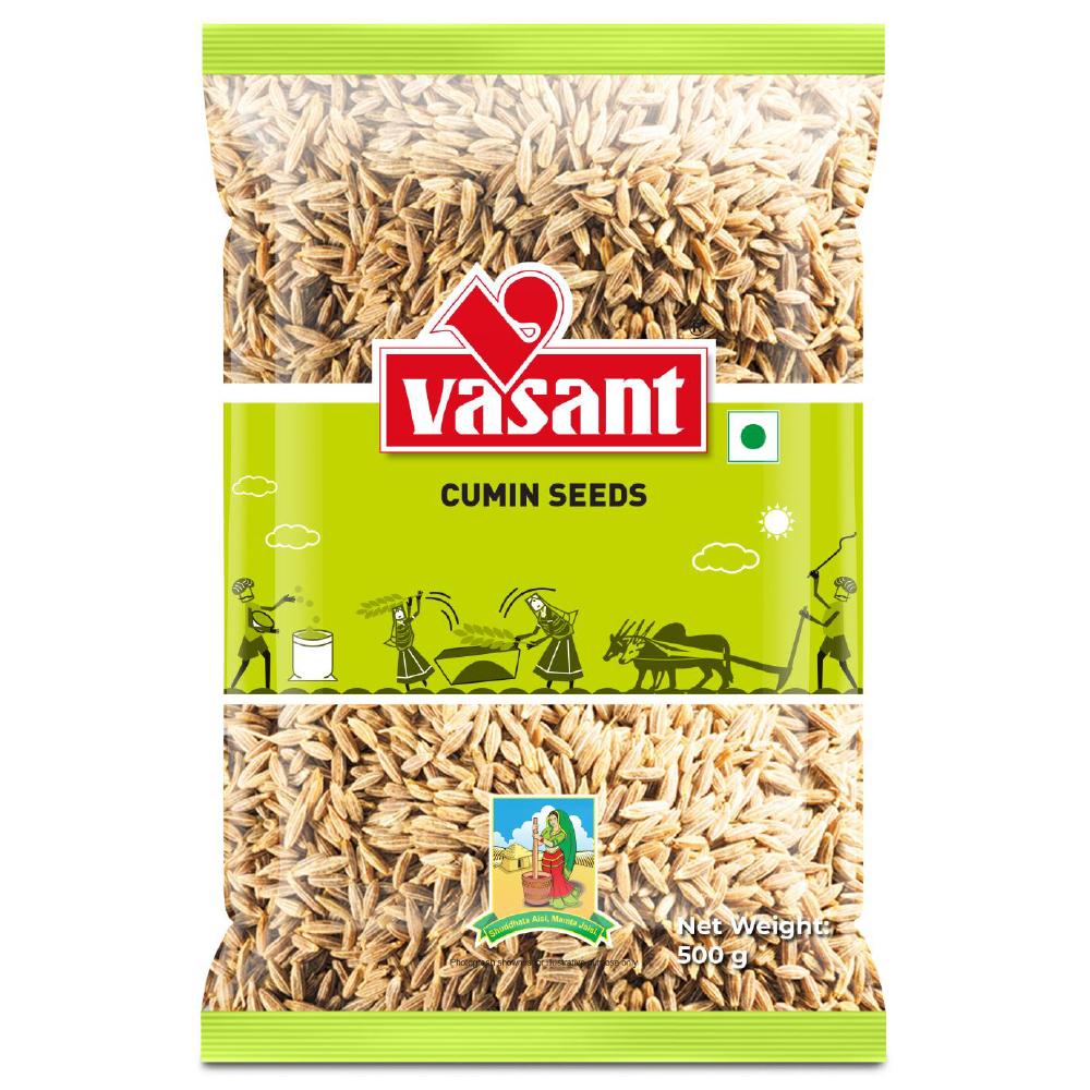 Vasant Pure Cumin Seeds 500g vasant pure coriander and cumin powder 100g
