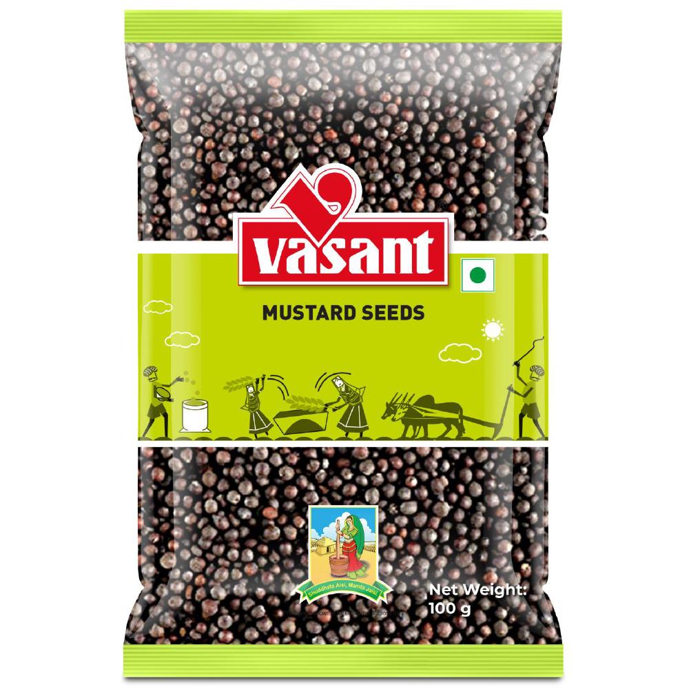 Vasant Pure Mustard Seeds 100g mustard granular makheev 190g