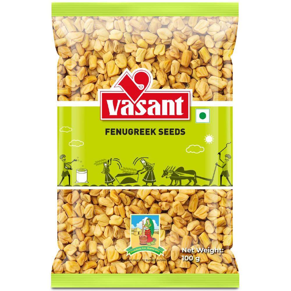 Vasant Pure Fenugreek Seeds 100g cara devine strong sweet and bitter