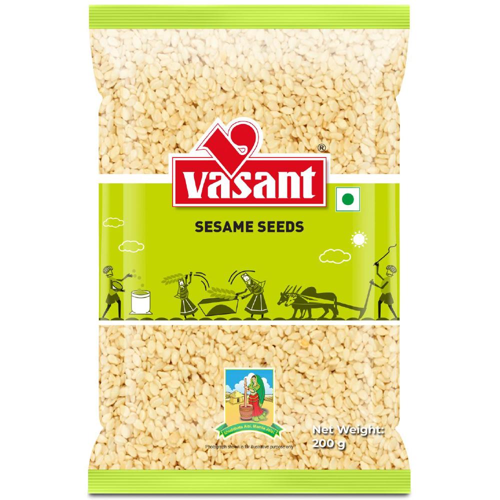 Vasant Pure Sesame Seeds 200g body builder knee wrap support black