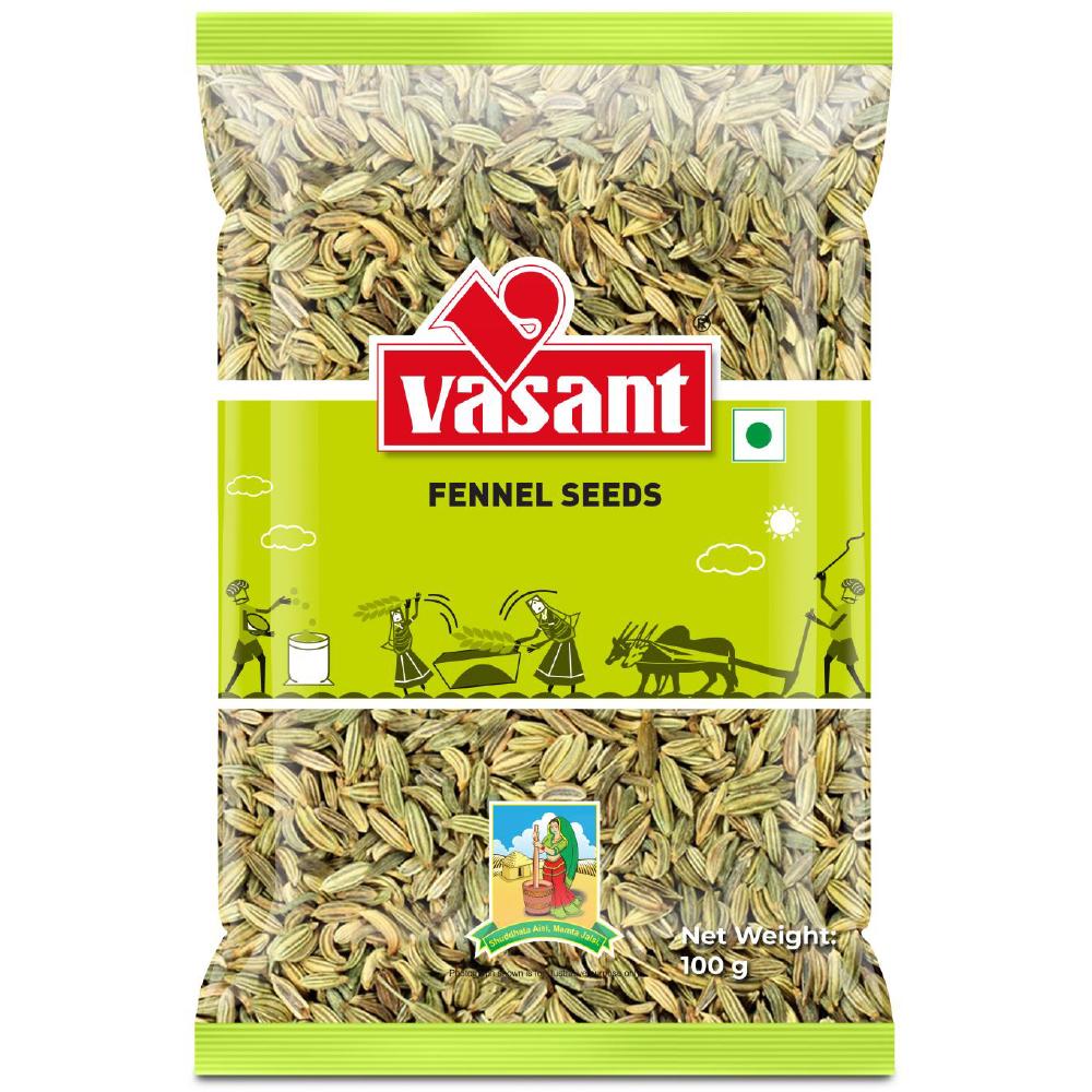 цена Vasant Pure Lakhnavi Fennal Seeds 100g