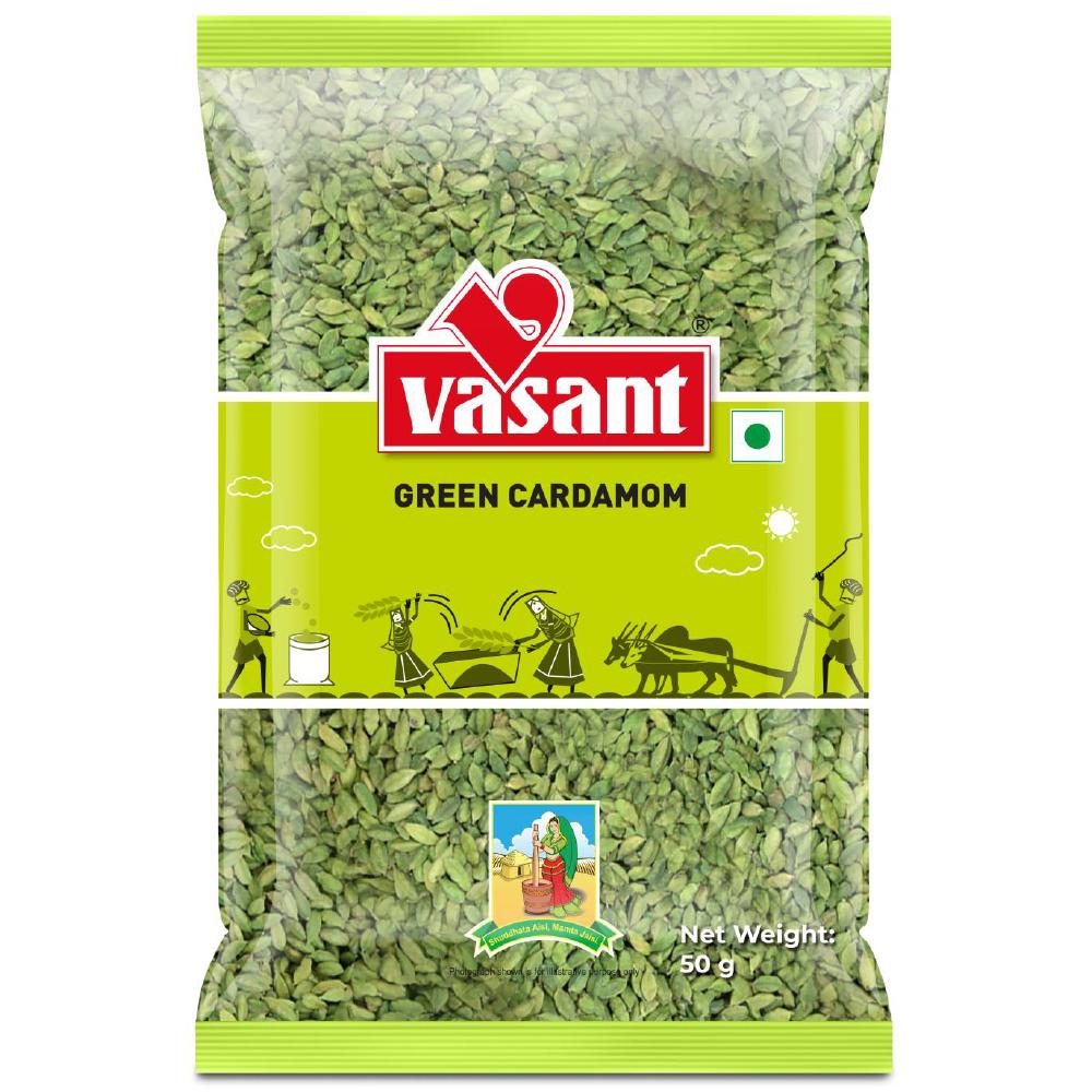 Vasant Pure Green Cardamom 50g цена и фото