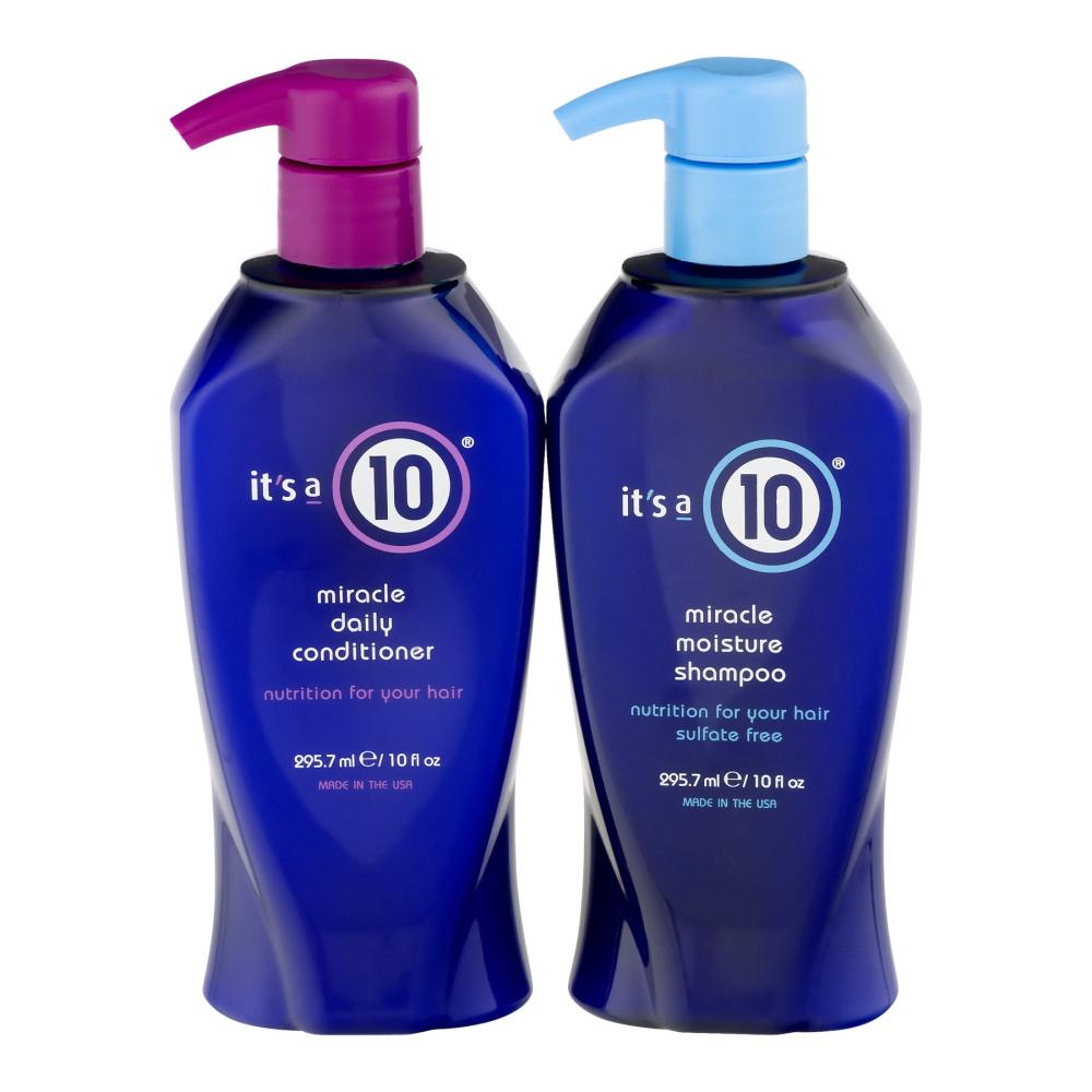 Its a 10 Miracle Daily 10 oz. Shampoo + 10 oz. Condition its a 10 miracle daily 10 oz shampoo 10 oz condition