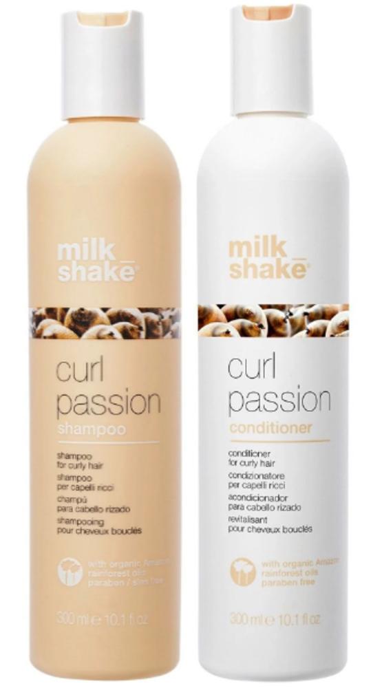 Milk shake curl passion Shampoo and conditioner duo insight elasti curl bouncy curls hair oil