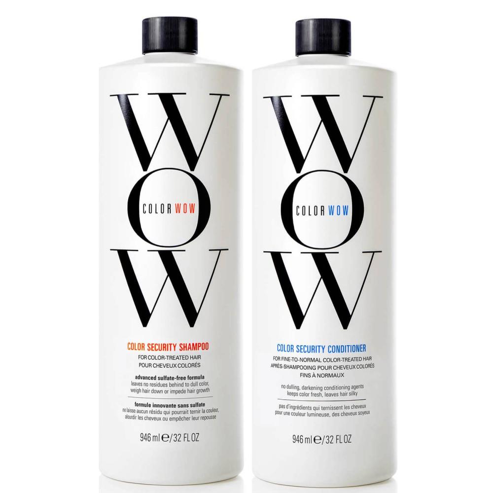 Color Wow Security Shampoo and Conditioner 946ml lanza hydrate soften kit