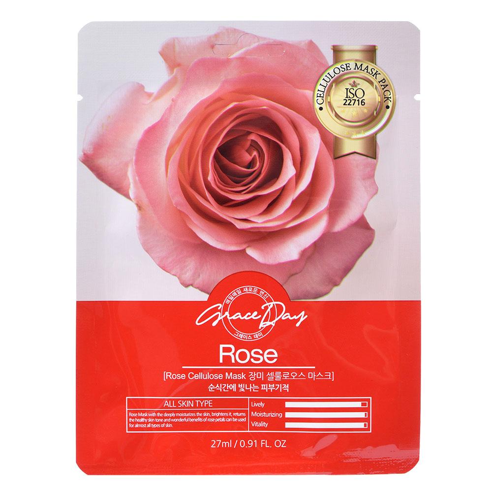 Graceday Traditional Oriental Mask Sheet Rose 1 sheet (27g) carrick m the mask of mirrors rook and rose book 1