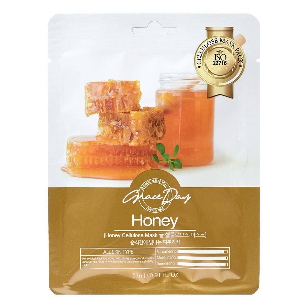 Graceday Traditional Oriental Mask Sheet Honey 1 sheet (27g) 20pcs moisturizing sleeping mask centella jelly deep hydrating nourishing repairs after sun exposure facial skin care