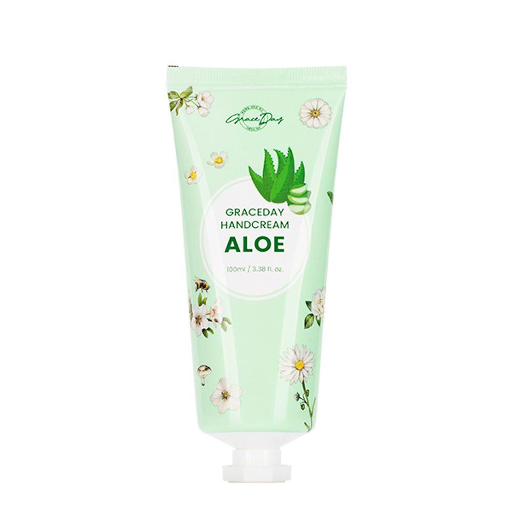 Graceday Aloe Hand Cream 100ml nivea facial creams and moisturizers purifying rice scrub bio aloe vera 75 ml