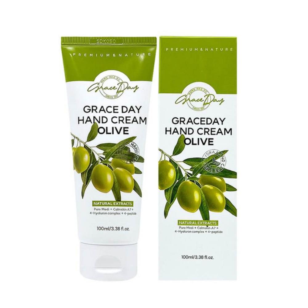 Graceday Olive Hand Cream 100ml snail rejuvenating face cream hyaluronic acid moisturizer anti aging collagen skin care health nourishing serum skin care
