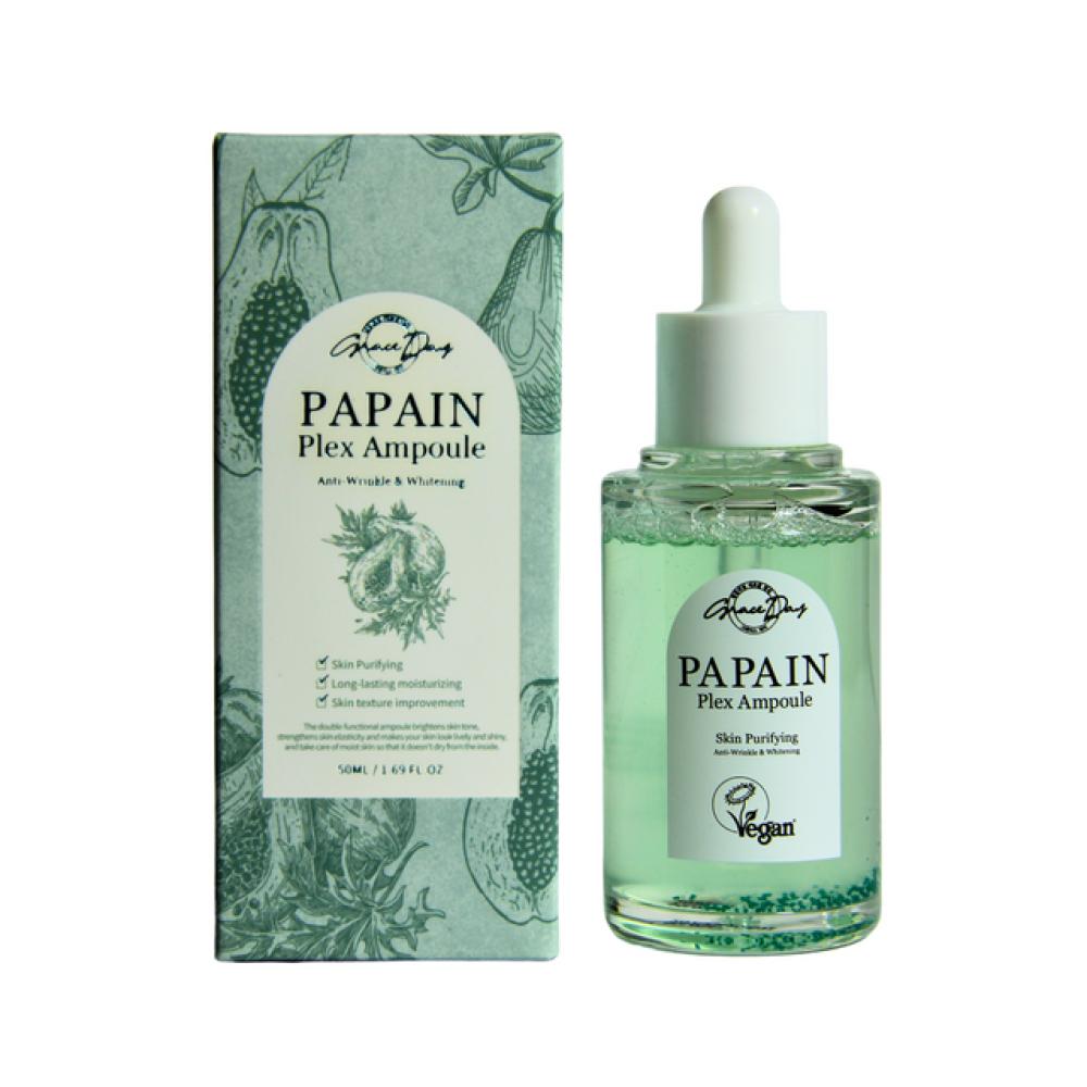 Graceday Papain Plex Ampoule 50ml 30g scar removal cream acne fade scars gel stretch marks surgical scar burn skin repair smoothing moisturizing skin healing care