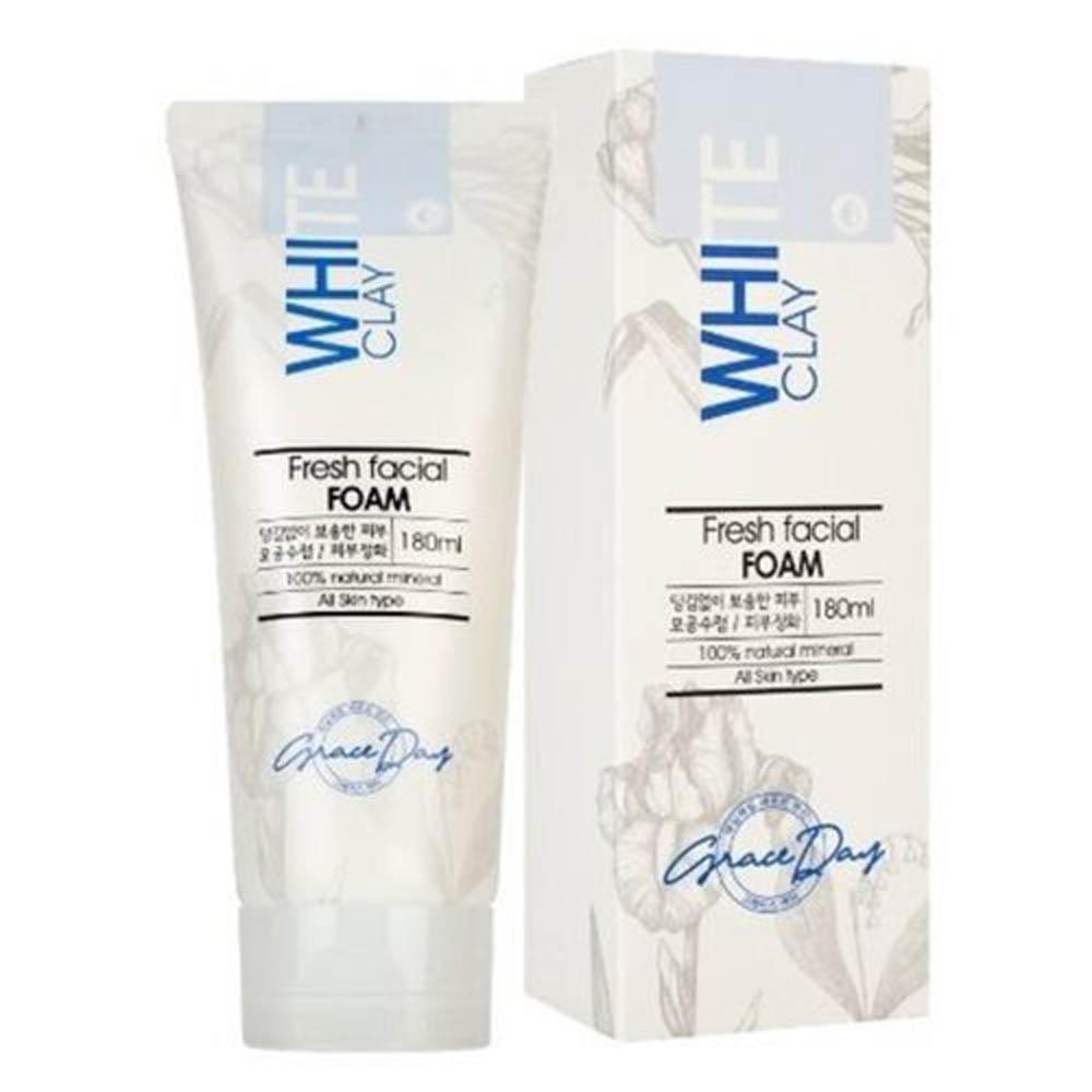 цена Graceday White Clay Fresh Facial Foam 180ml