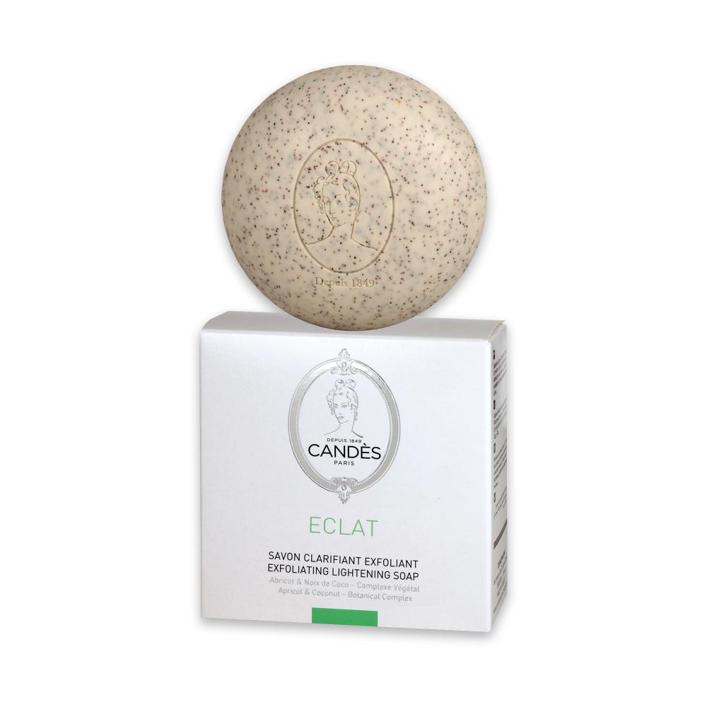 CANDES Eclat Lightening Exfoliating Soap goat milk silk handmade soap moisturizing skin care cleansing facial soap remove blackhead face cleaner body wash body beauty