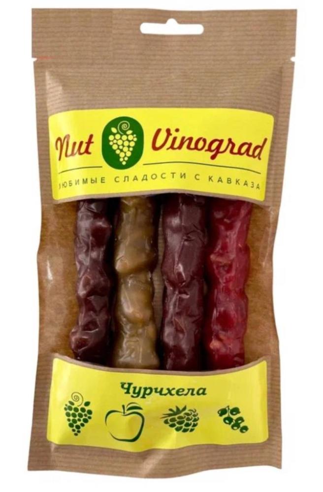 Churchkhela with walnuts Nut Vinograd 180g пастила nut vinograd фруктовые котики абрикос 40г