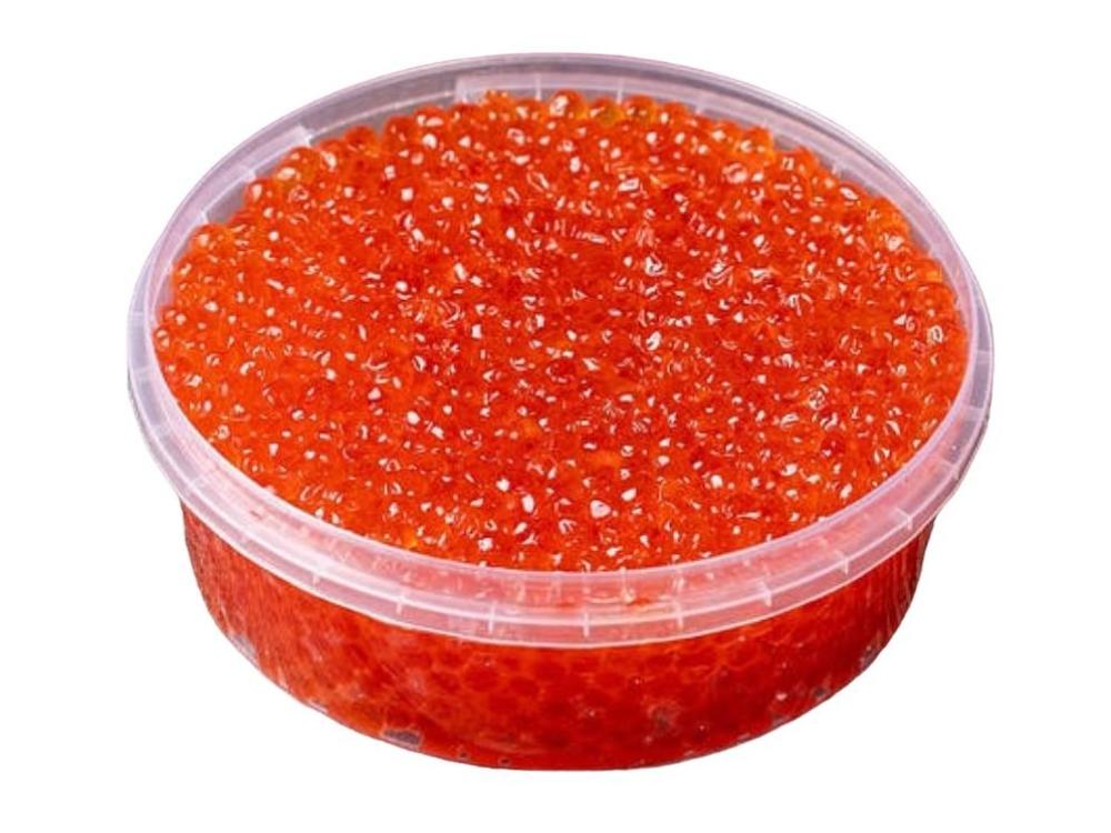 Fresh weighed chum salmon caviar 300 g salmon caviar pink salmon 140 g