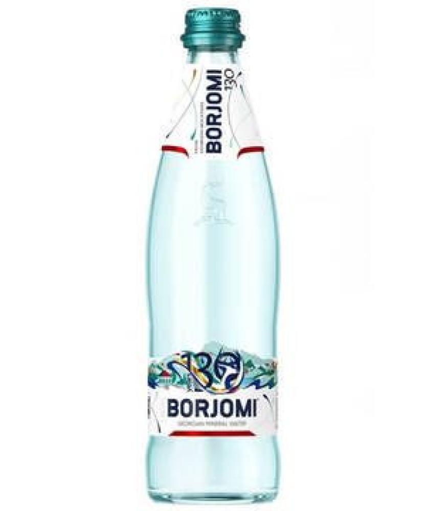Borjomi Mineral water glass 500ml evian natural mineral water 400ml