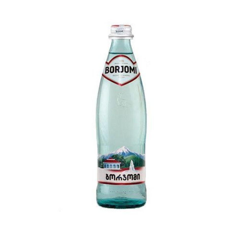 Borjomi Mineral water glass 300ml evian natural mineral water 400ml
