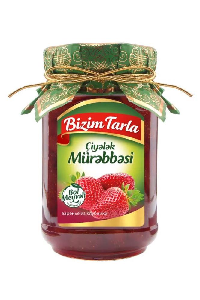 Bizim tarla strawberry jam 400g огурцы bizim tarla соленые 670 г