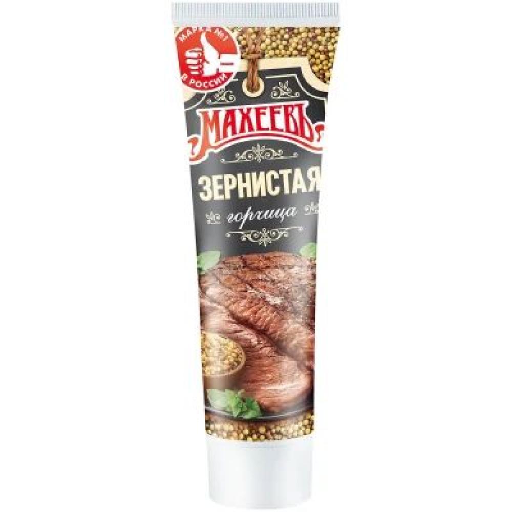 Mustard granular Makheev 100g horseradish makheev 100g