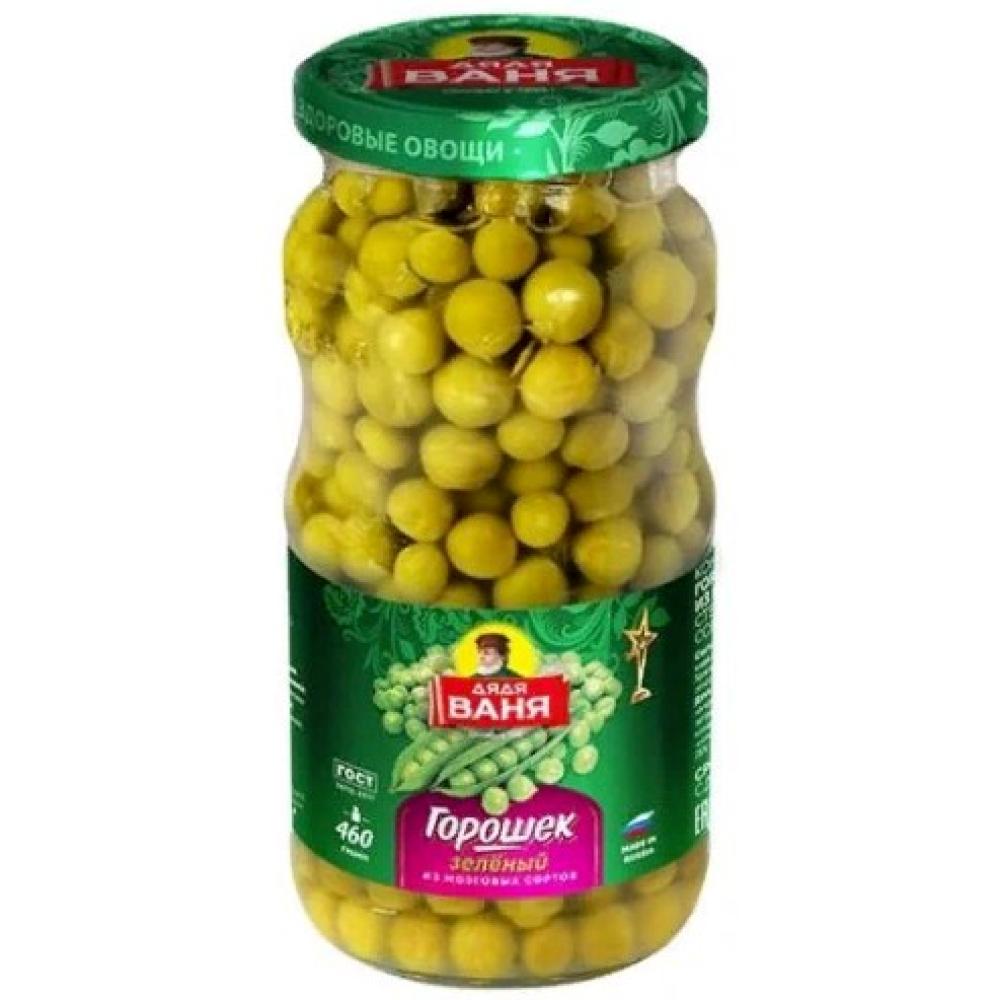 Canned green peas Uncle Vanya 460 g mclaughlin tom more peas please